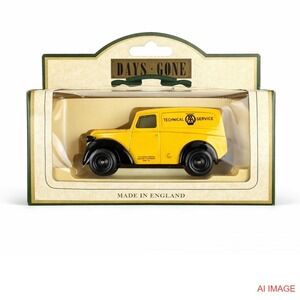 Lledo Days Gone 1950 Morris Z Van Technical Service AA Diecast‎ Model 58014 NEW